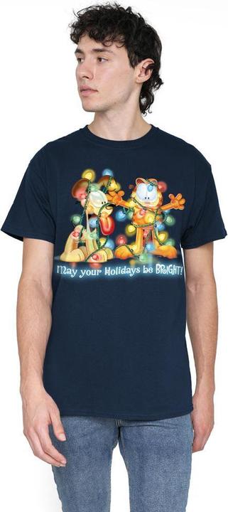 Actual product image Garfield Mens Bright Holidays T-Shirt (S)