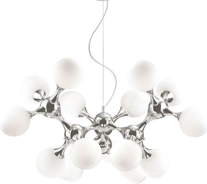 Ideal lux NODI lampada a sospensione E14 15 vie ⌀1050mm dimmerabile bianco 082073 (E14)