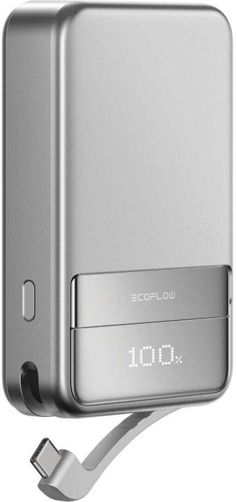 Immagine prodotto EcoFlow RAPID Magnetic Powerbank argento 10.000mAh (10000 mAh, 65 W)