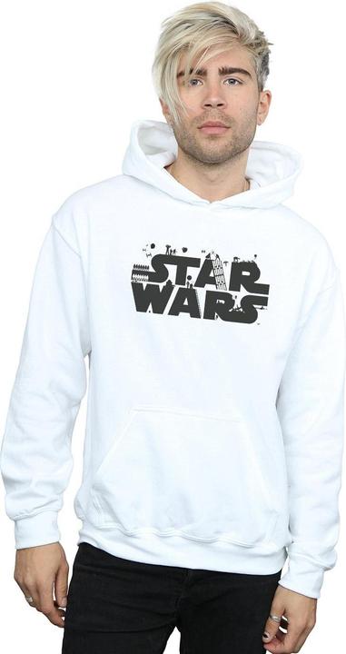 Actual product image Star Wars Mens Minimalist Logo Hoodie (S)