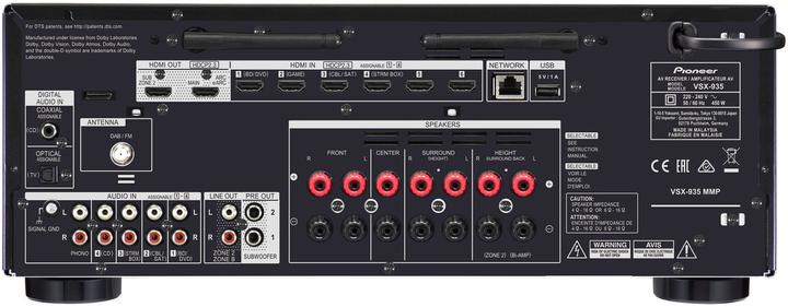 Actual product image Pioneer VSX-935 (7.2 channels, FM, DAB+, AM)