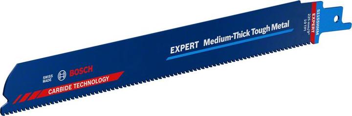 Actual product image Bosch Professional Zubehör EXPERT 'Medium-Thick Tough Metal' S 1255 HHM reciprocating saw blade, 1 piece