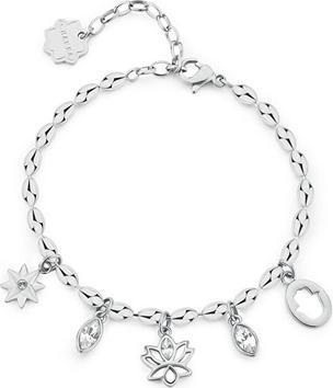 Actual product image Brosway Stylish Steel Bracelet With Chakra Pendants Bhkb251