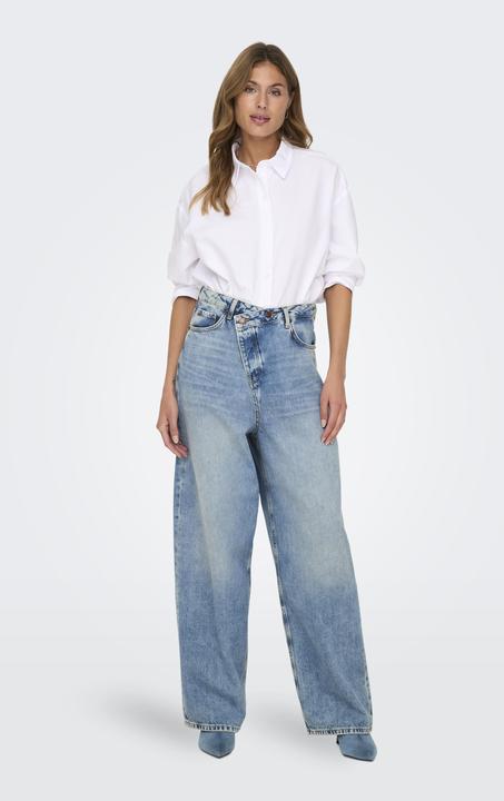 Actual product image Only Wide leg cut Mid waist jeans Wide cut jeans (W28/L30)
