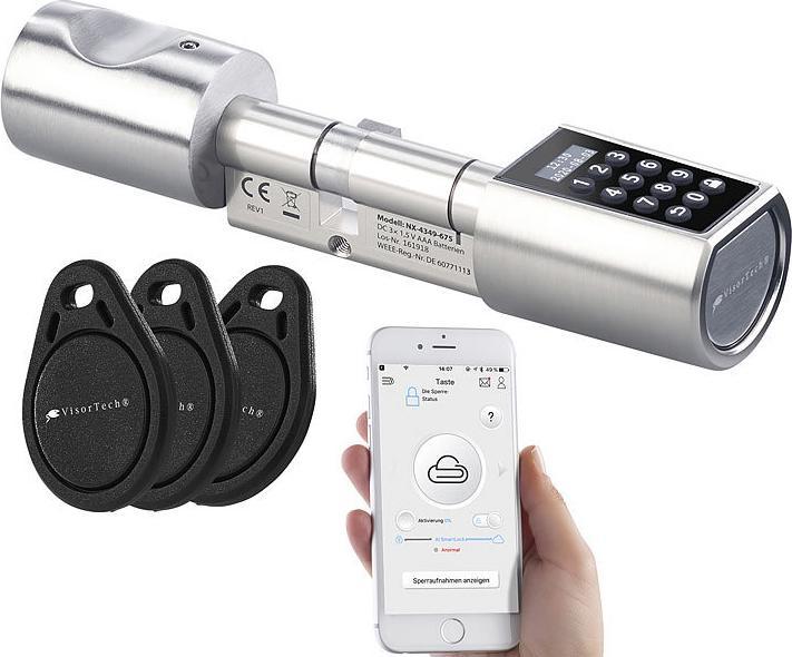 Produktbild VisorTech Elektronischer Tür-Schliesszylinder mit Gateway