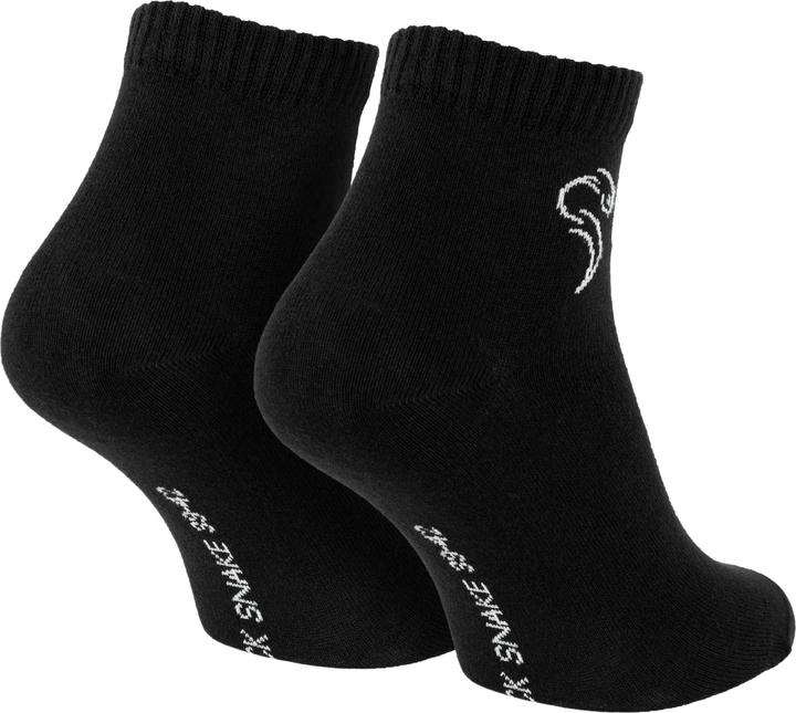 Actual product image Black Snake Quater Sneaker Socks (pack of 3, 43, 46)