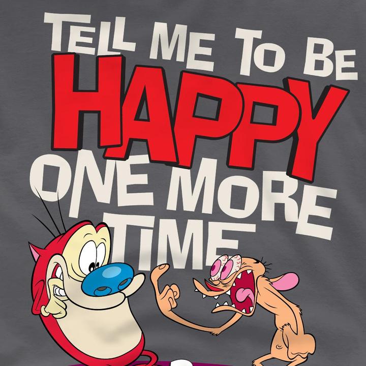 Image du produit Ren & Stimpy - T-shirt TELL ME TO BE HAPPY - Homme (3XL)