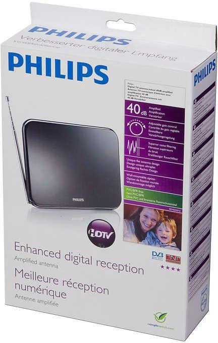 Image du produit Philips Antenne TV numérique SDV6224/12 (Antenne plate, 42 dB, UKW / MW / LW)