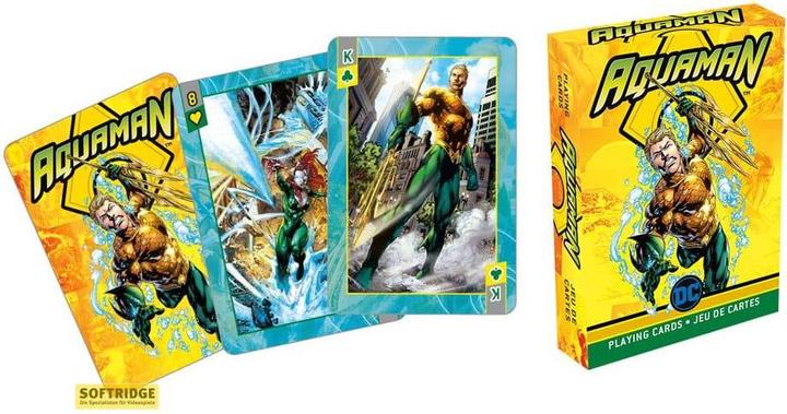 Aquarius Gioco di carte DC Comics per giocare ad Aquaman (Tedesco)