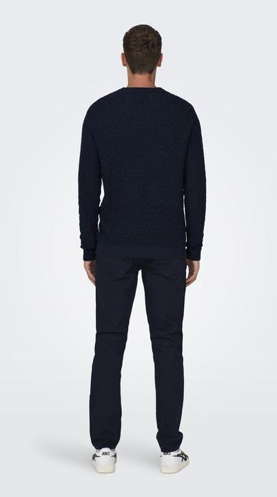 Produktbild Only & Sons Onskalle Reg 12 Struc Crew Knit Noos (XS)