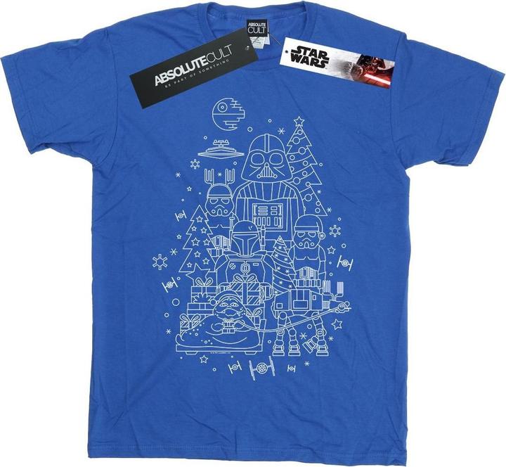 Immagine prodotto Star Wars Empire Christmas Maglietta Ampia Donna (3XL)