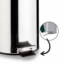 Berilo 7l Treteimer aus Edelstahl (7 l)