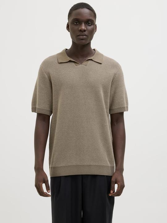 Produktbild Jack & Jones Jprcceaston Knit Split Neck Ss Sn (XXL)