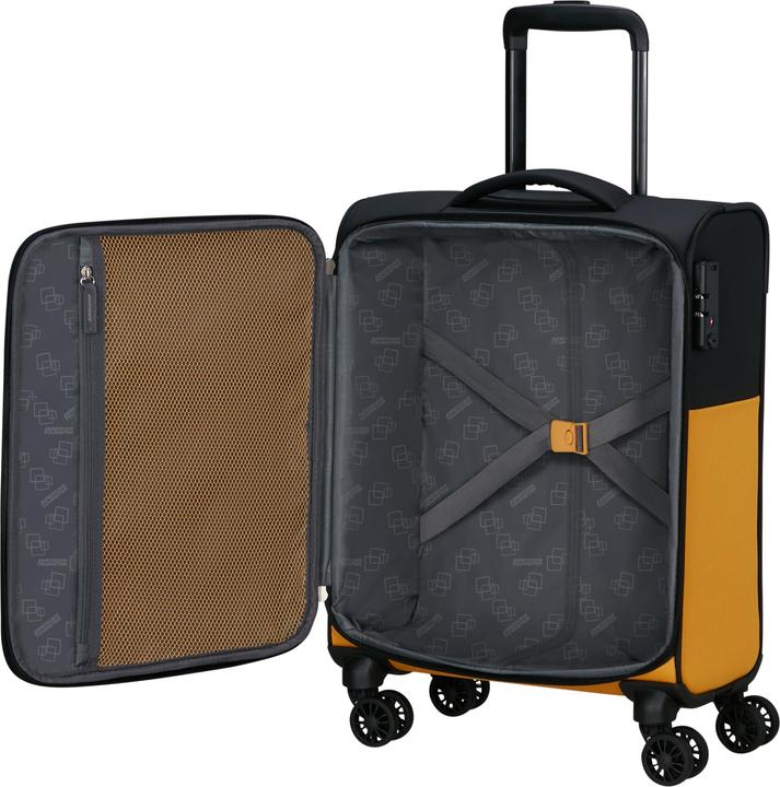 Produktbild American Crew Daring Dash 4 Rollen Kabinentrolley 55 cm mit Dehnfalte (39 l, Handgepäck (bis 50l))