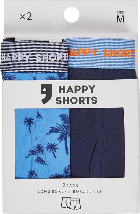 Immagine prodotto Happy shorts Langer Boxer Jersey Boxer Briefs (XXL, Confezione da 2)
