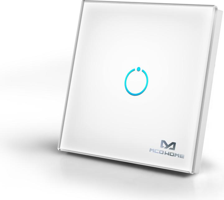 Produktbild MCO Home Z-Wave+ Glas Wandschalter 1-fach