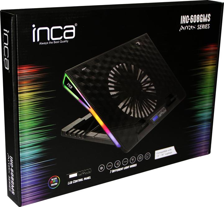 Image du produit Inca INC-608GMS Support pour ordinateur portable 43,2 cm (17" ) Noir