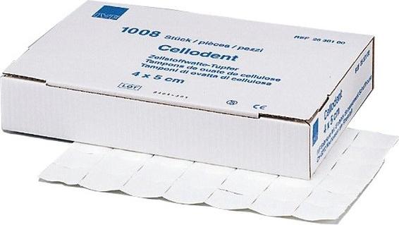 Cellodent ® Zellstoffwatte-Tupfer 5 x 4 1008 Stk