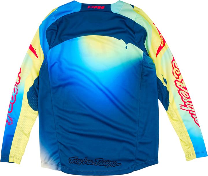 Produktbild Troy Lee Designs GP Pro Jersey, Drip, glo yellow/dark navy, youth L (L)