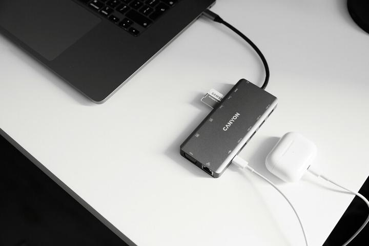 Actual product image Canyon CNS-TDS12 Docking station (USB-C, 13 Ports)