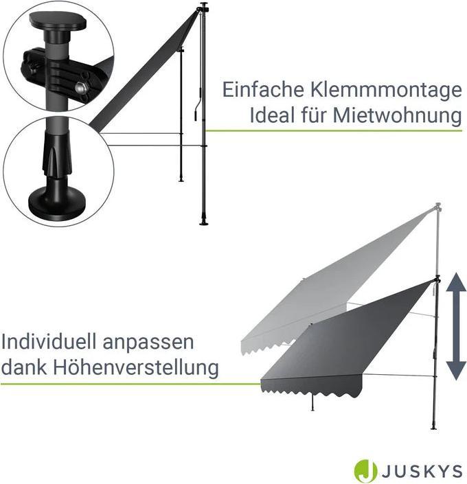 Produktbild Juskys Klemmmarkise Kapstadt (3.50 m)
