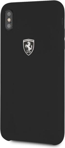 Actual product image Ferrari hard case FEOSIHCI65BK iPhone Xs Max black / black silicone off (Apple iPhone XS Max)