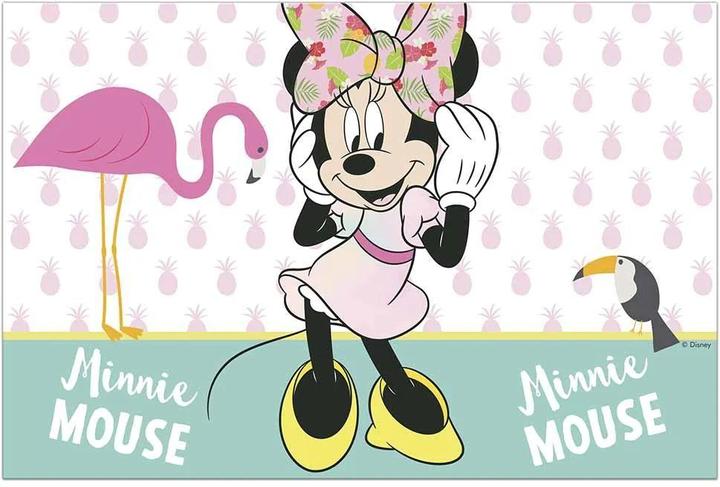 Actual product image Disney Tropical Minnie Mouse Party Table Cover (180 x 120 cm)