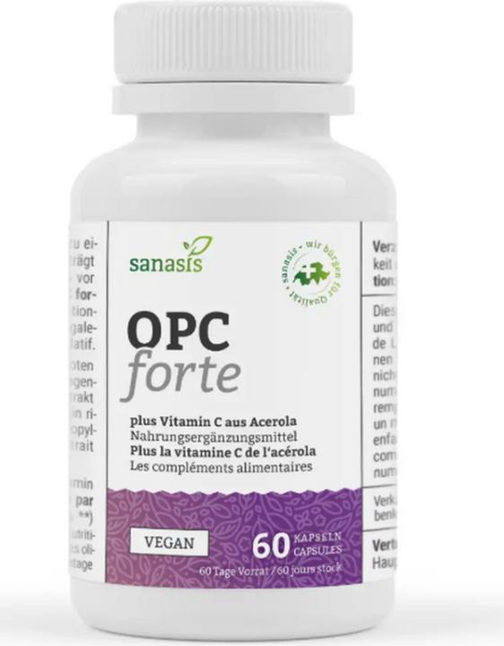 Image du produit Sanasis OPC Forte (60 capsules) (60 pièce(s), Capsules, 9 g)