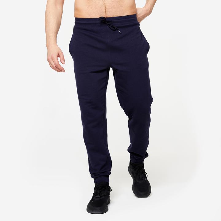 Domyos Men's warm jogging trousers - blue (W34/L34)
