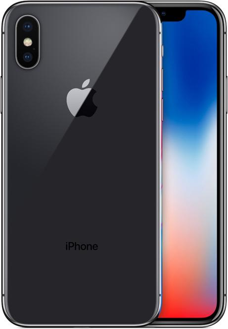 Image du produit Apple iPhone X (64 Go, Gris sidéral, 5.80", 12 Mpx, SIM simple)