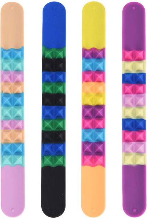 Lineal- Schnapparmband, 23 cm (23 cm, Kunststof)