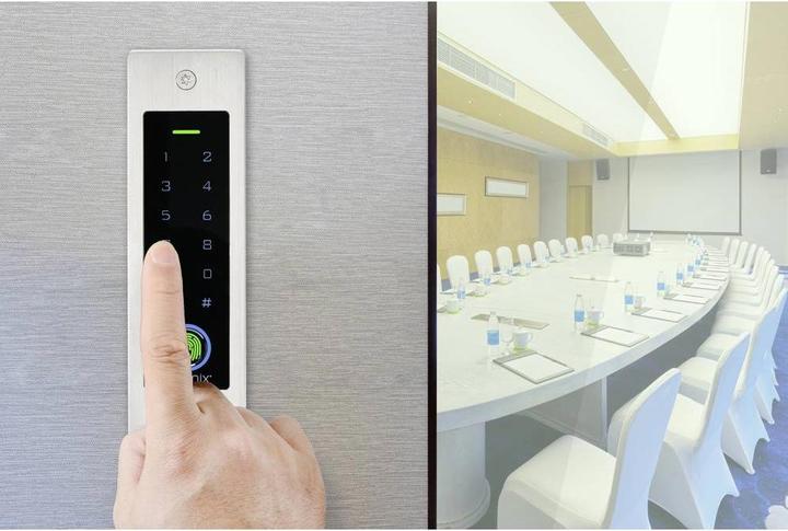Actual product image Sygonix SY-5231014 Fingerprint/RFID access system flush-mounted 12 V/DC, 18 V/DC IP (Fingerprint, Key card)