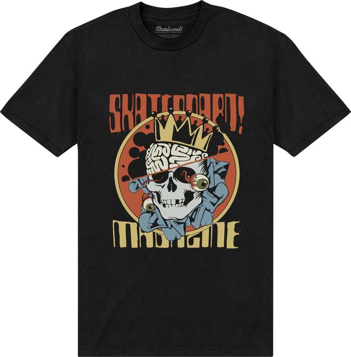 Produktbild Skateboard Magazine Skull TShirt (L)