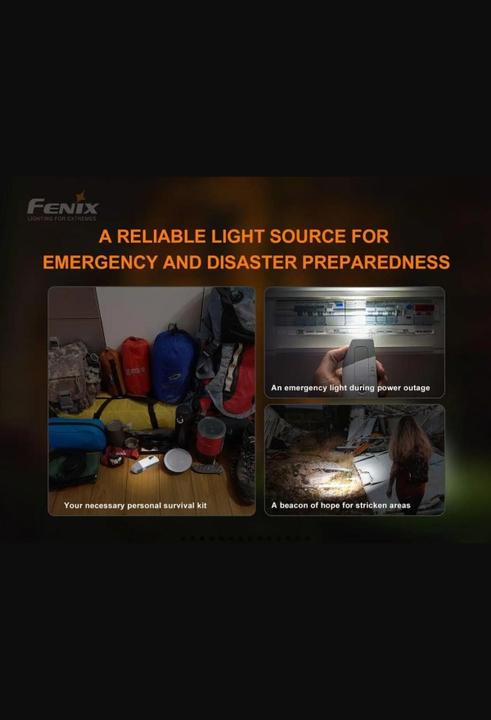 Image du produit Fenix Lampe de poche rechargeable E-STAR (12.70 cm, 100 lm)
