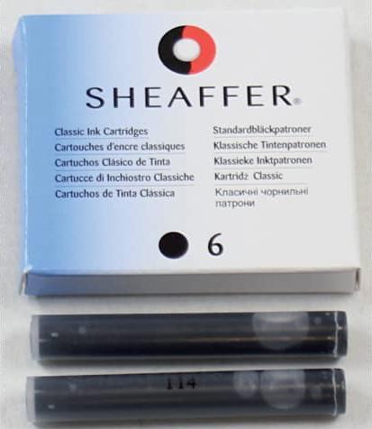 Image du produit Sheaffer Cartouches d'encre de rechange pour le stylo plume (cartouches d'encre, Noir)