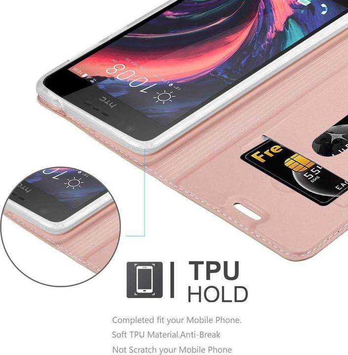 Actual product image Cadorabo Book Classy Style Cover (HTC Desire 10 Lifestyle, HTC Desire 825)