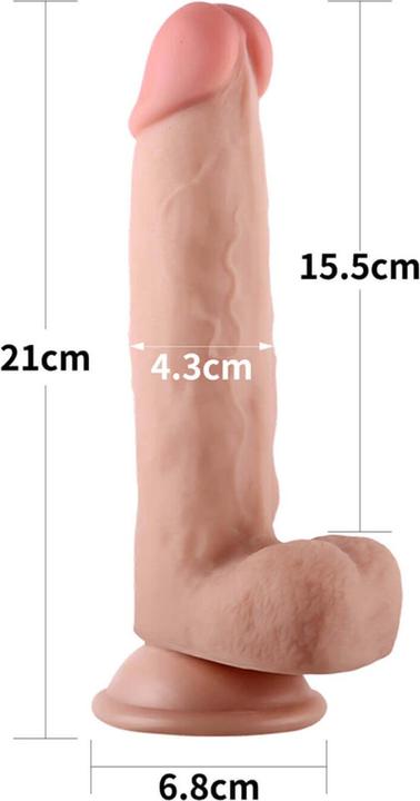 Actual product image Lovetoy Sliding Skin Dildo