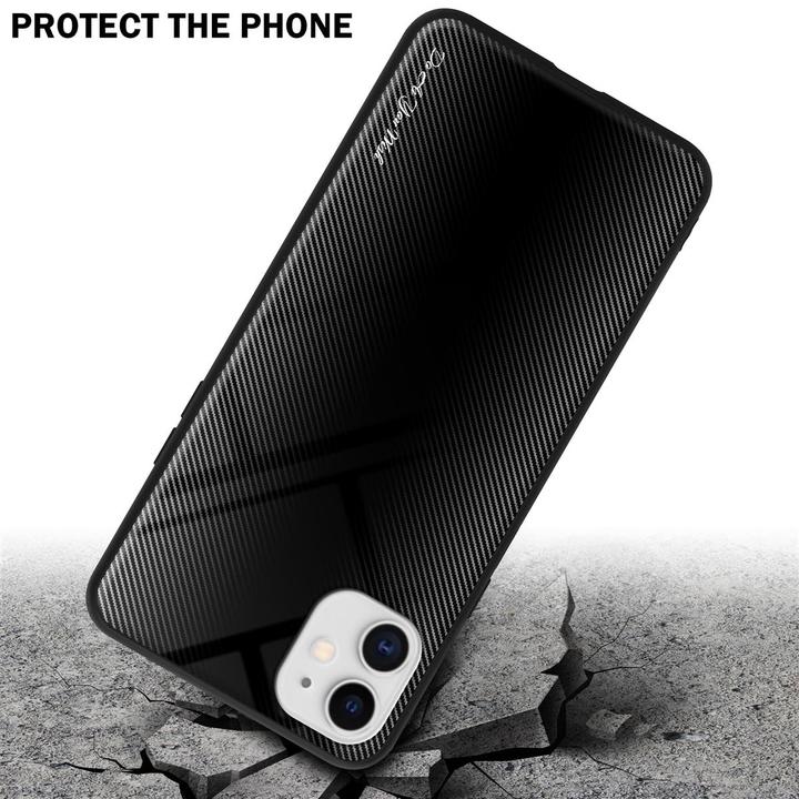 Actual product image Cadorabo TPU Striped Glass Cover (Apple iPhone 11)
