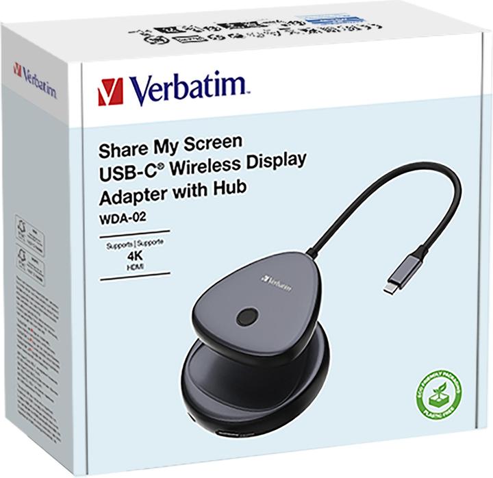 Produktbild Verbatim WDA-02 (USB-C, 3 Ports)