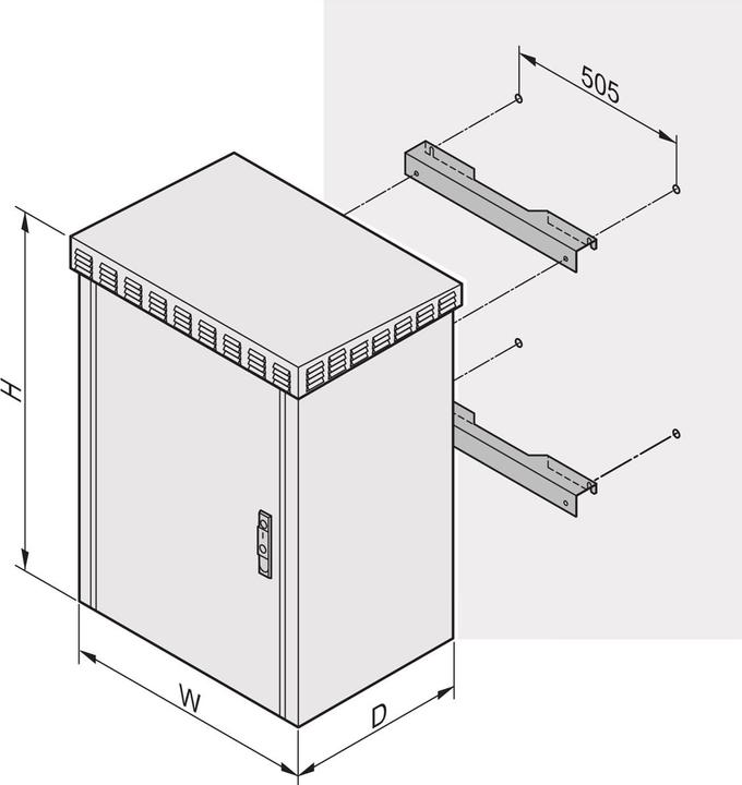 Produktbild Schroff Outdoor-Schrank