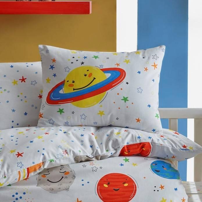 Actual product image Cotton Box Baby Bedding Planet (100 x 135 cm, 40 x 60 cm, 35 x 45 cm)