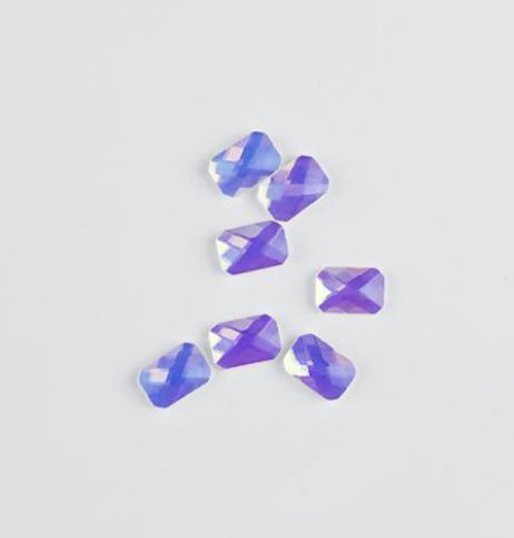 BrillBird Rhinestone (10pcs) - Emerald 4x6mm Pink AB (Emerald 4x6mm Pink AB)