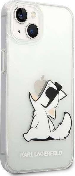 Actual product image Karl Lagerfeld iPhone 14 PC/TPU Choupette Eat Case for (Apple iPhone 14)