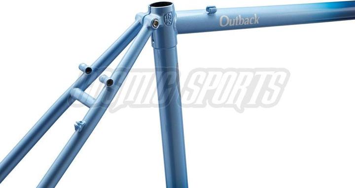 Actual product image Ritchey Outback V2 Disc Gravel frame kit, Anniversary Edition, 650B/700C, XS, half moon blue/white