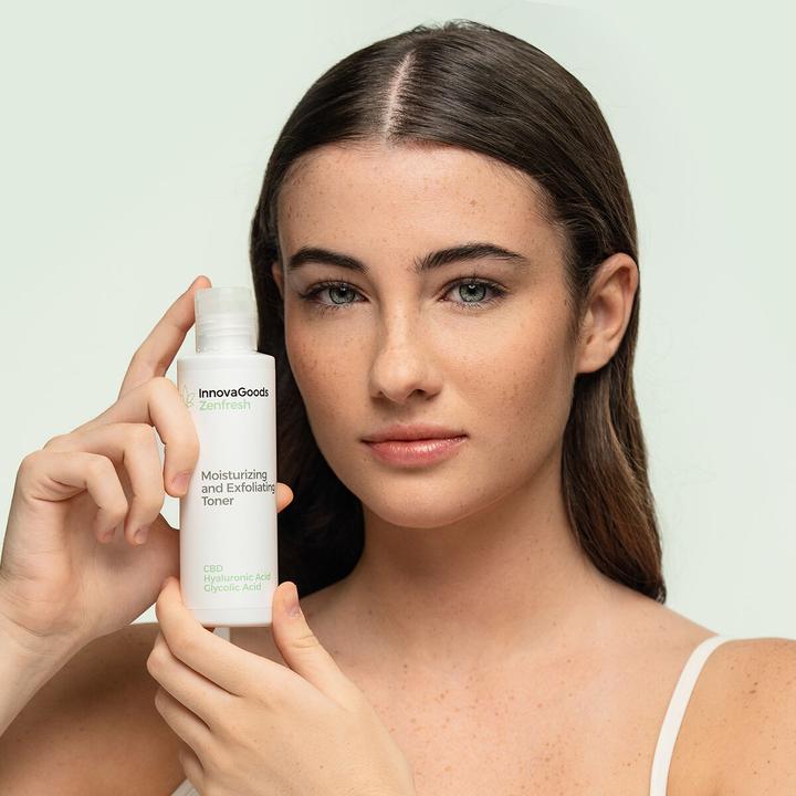 Produktbild InnovaGoods Feuchtigkeitsspendendes Gesichtswasser mit Peeling-Effekt CBD Zenfresh 150 ml (Peeling, 150 ml)