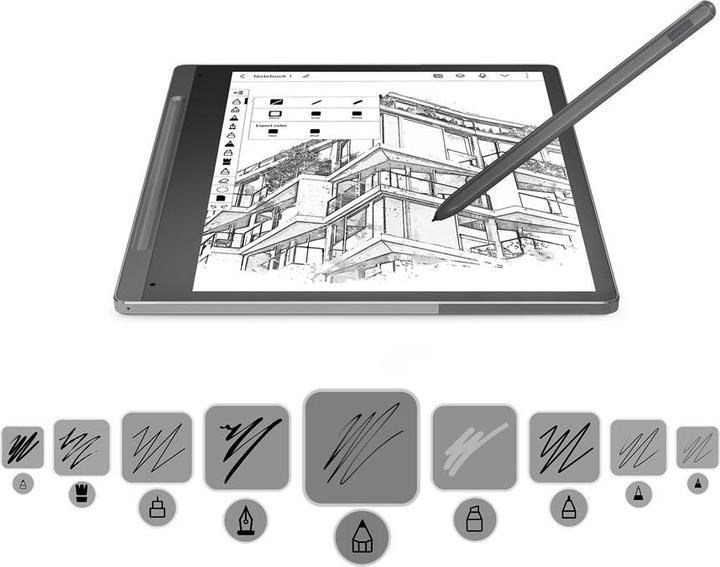 Actual product image Lenovo Smart Paper (10.30", 64 GB, storm grey)