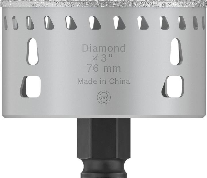 Actual product image Bosch Professional Zubehör PRO Tile PC Plus hole saw, 76 mm, HS (76 mm)