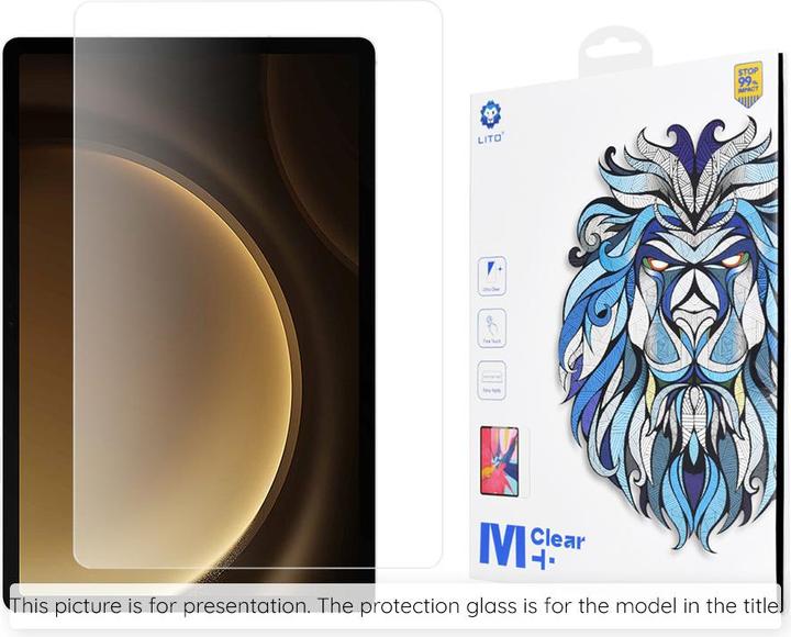 Lito - 2.5D Classic Glass - Samsung Galaxy Tab S9 Ultra / S10 Ultra - Clear (Galaxy Tab S9 Ultra, Galaxy Tab S10 Ultra)