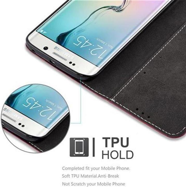 Actual product image Cadorabo Book X Wallet Cover (Samsung Galaxy S6 Edge)