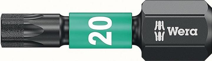Immagine prodotto Wera Bit IMPAKTOR DC T20 Lunghezza 25 mm 1/4 ″ C6.3 Impattatore, DC (T20)
